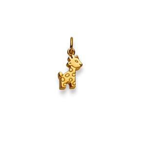 Anhänger 750/18 K Gelbgold, Giraffe