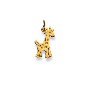 Anhänger 750/18 K Gelbgold, Giraffe