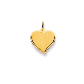 Pendentif or jaune 750/18 ct, Cœur