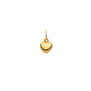 Pendentif or jaune 750/18 ct, Cœur