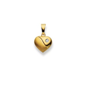Anhänger 750/18 K Gelbgold, Herz
