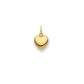Pendentif or jaune 750/18 ct, Cœur