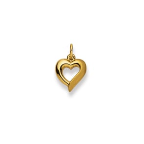 Anhänger 750/18 K Gelbgold, Herz