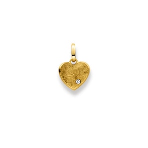Anhänger 750/18 K Gelbgold, Herz