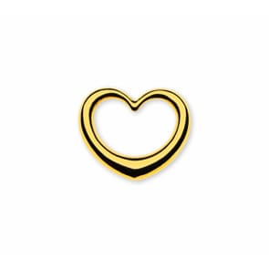 Pendentif or jaune 750/18 ct, Cœur
