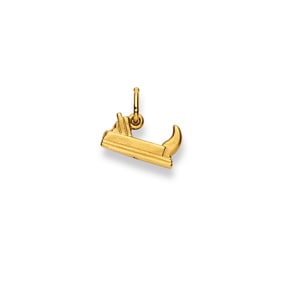 Pendentif or jaune 750/18 ct, Rabot