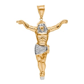 Pendentif or jaune 750/18 ct, Jésus