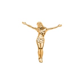 Anhänger 750/18 K Gelbgold, Jesus