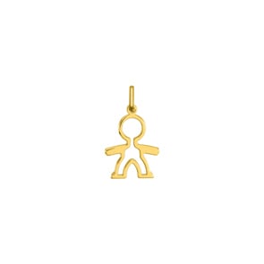 Anhänger 750/18 K Gelbgold Junge