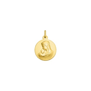 Anhänger 750/18 K Gelbgold Jungfrau Maria mit Kind
