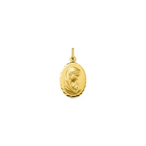 Anhänger 750/18 K Gelbgold Jungfrau Maria mit Kind