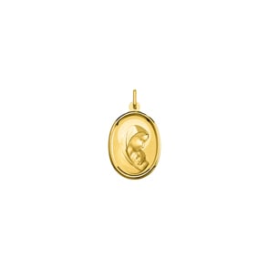 Anhänger 750/18 K Gelbgold Jungfrau Maria mit Kind
