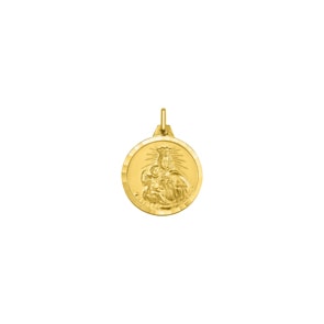 Anhänger 750/18 K Gelbgold Jungfrau Maria mit Kind