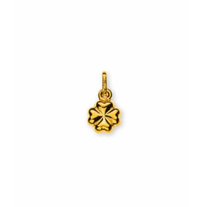 Anhänger 750/18 K Gelbgold, Kleeblatt