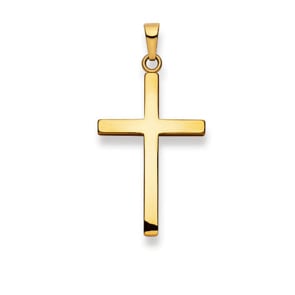 Anhänger 750/18 K Gelbgold, Kreuz
