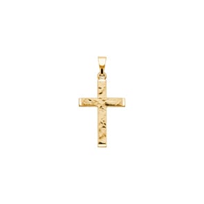 Anhänger 750/18 K Gelbgold, Kreuz