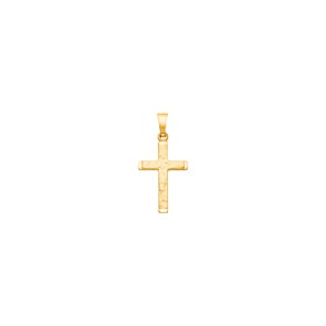Anhänger 750/18 K Gelbgold, Kreuz