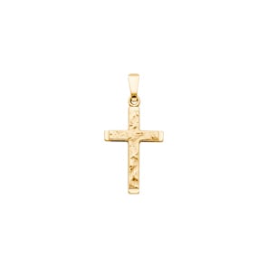 Pendant 750/18 K Yellow Gold, Cross