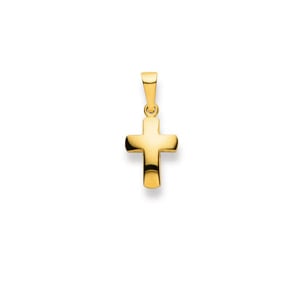 Pendant 750/18 K Yellow Gold, Cross