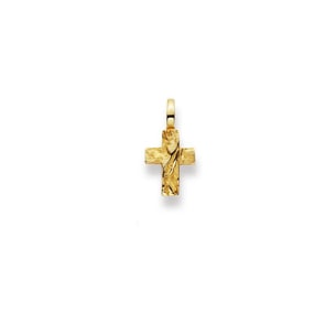 Anhänger 750/18 K Gelbgold, Kreuz