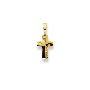 Pendant 750/18 K Yellow Gold, Cross