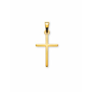 Anhänger 750/18 K Gelbgold, Kreuz