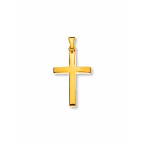 Anhänger 750/18 K Gelbgold, Kreuz