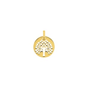 Anhänger 750/18 K Gelbgold Lebensbaum Ø 12mm