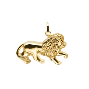 Anhänger 750/18 K Gelbgold, Löwe