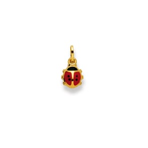 Anhänger 750/18 K Gelbgold, Marienkäfer