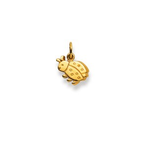 Pendentif or jaune 750/18 ct, Coccinelle