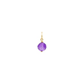 Anhänger 750/18 K Gelbgold mit Amethyst