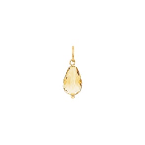 Anhänger 750/18 K Gelbgold mit Citrin
