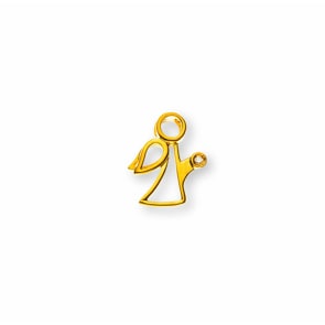 Anhänger 750/18 K Gelbgold mit Diamant, Schutzengel