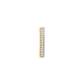 Anhänger 750/18 K Gelbgold mit Diamanten 0.06 ct H/si