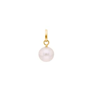Anhänger 750/18 K Gelbgold mit Süsswasserzuchtperle Ø 7mm