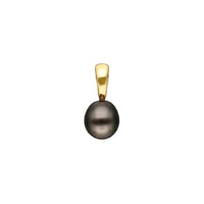 Anhänger 750/18 K Gelbgold mit Tahiti-Kulturperle Ø 9mm