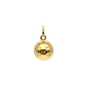 Anhänger 750/18 K Gelbgold Ø 10mm, Fussball