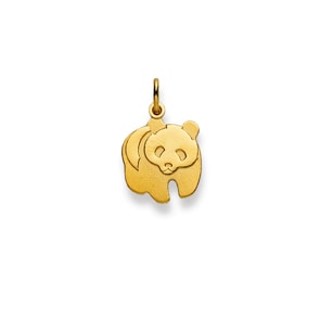 Pendentif or jaune 750/18 ct, Panda