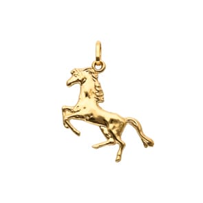 Pendentif or jaune 750/18 ct, Cheval