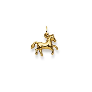 Anhänger 750/18 K Gelbgold, Pferd