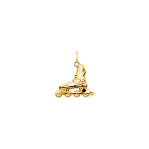 Anhänger 750/18 K Gelbgold, Rollschuh