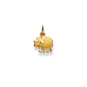 Pendentif or jaune 750/18 ct, Mouton