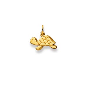 Anhänger 750/18 K Gelbgold, Schildkröte