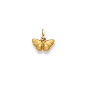 Anhänger 750/18 K Gelbgold, Schmetterling