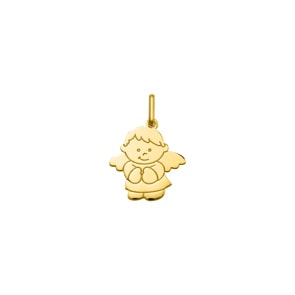 Anhänger 750/18 K Gelbgold Schutzengel