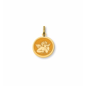 Anhänger 750/18 K Gelbgold, Schutzengel
