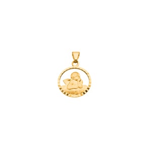Anhänger 750/18 K Gelbgold, Schutzengel