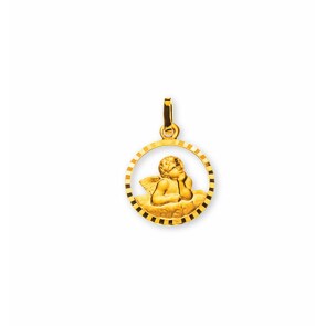 Anhänger 750/18 K Gelbgold, Schutzengel