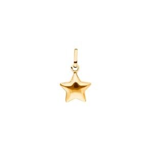 Anhänger 750/18 K Gelbgold, Stern